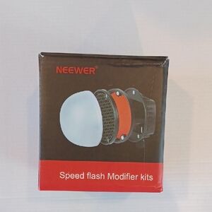 Black and Red Speed Flash Modifier Kit